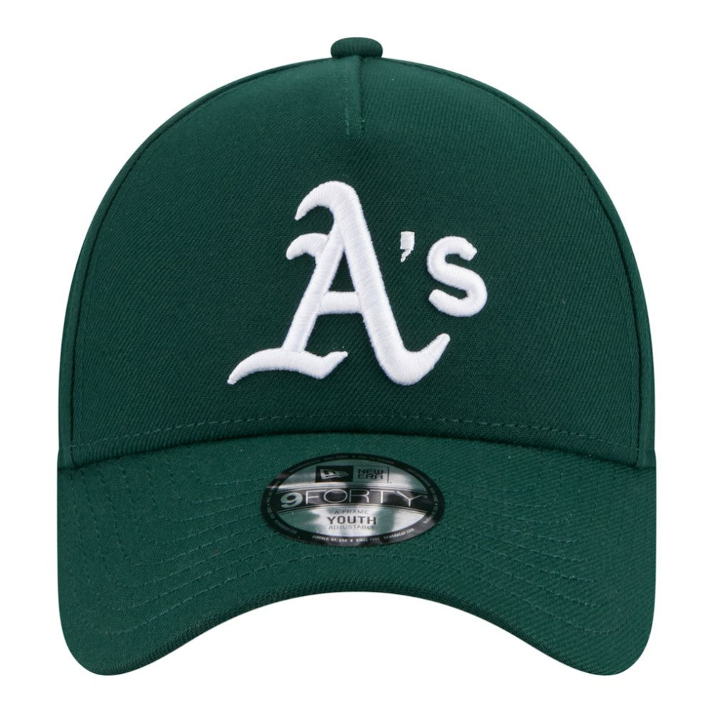 Athletics New Era Youth 9FORTY A-Frame Adjustable Hat - MLB