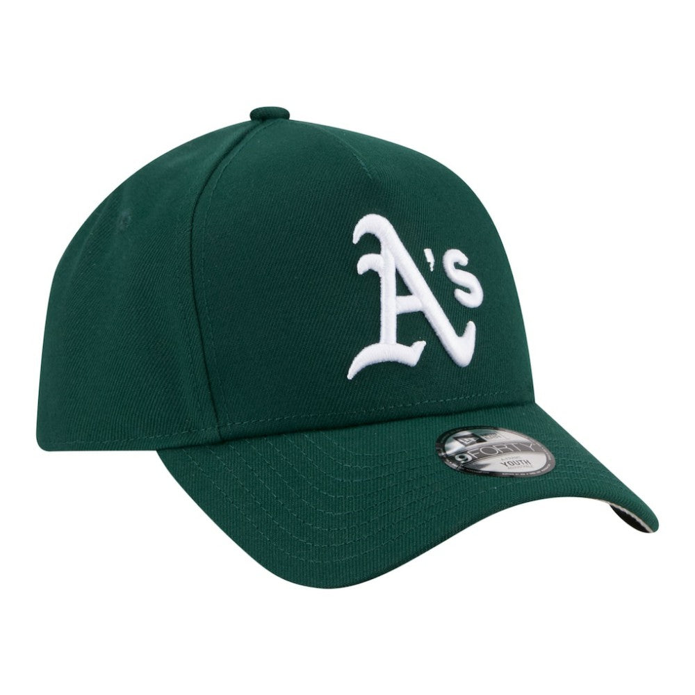 Athletics New Era Youth 9FORTY A-Frame Adjustable Hat - MLB