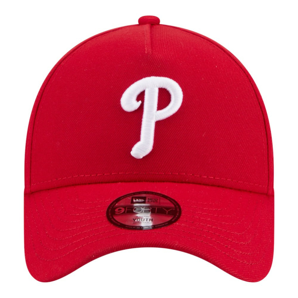 Philadelphia Phillies New Era Youth 9FORTY A-Frame Adjustable Hat - MLB