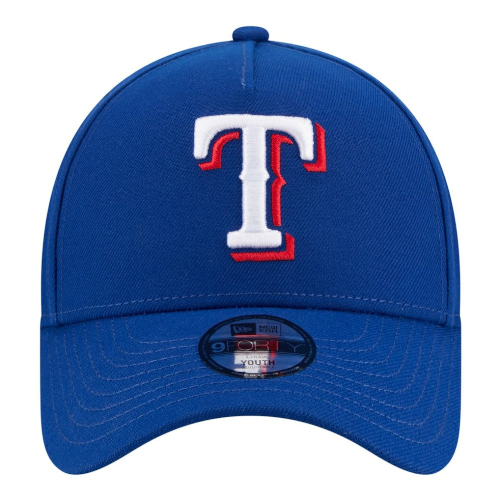Texas Rangers New Era Youth 9FORTY A-Frame Adjustable Hat - MLB