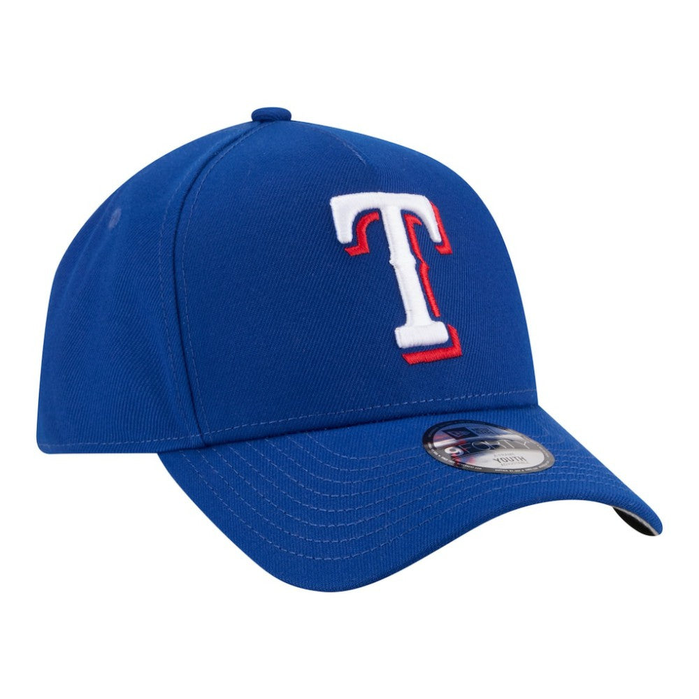 Texas Rangers New Era Youth 9FORTY A-Frame Adjustable Hat - MLB