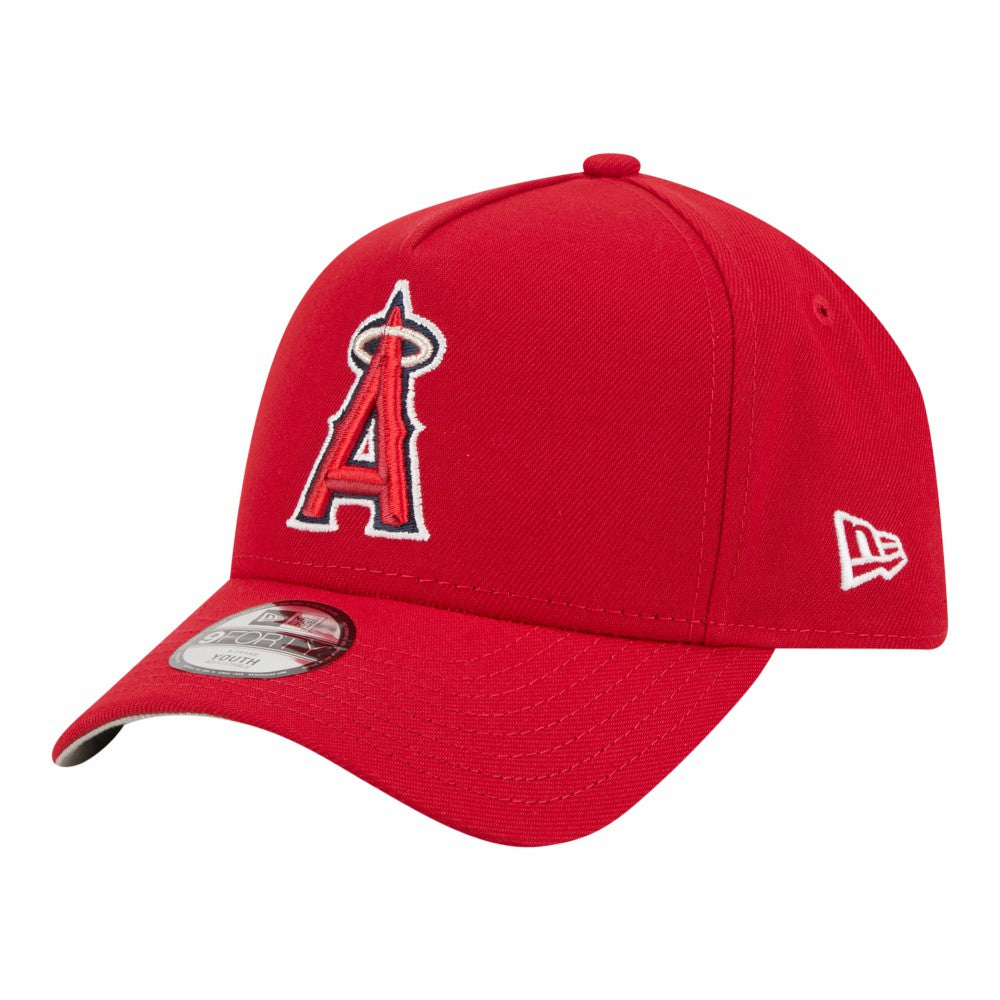 Los Angeles Angels New Era Youth 9FORTY A-Frame Adjustable Hat - MLB