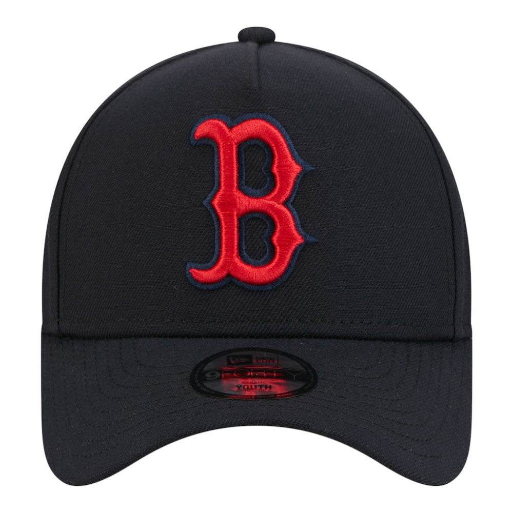 Boston Red Sox New Era Youth 9FORTY A-Frame Adjustable Hat - MLB