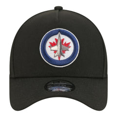 Winnipeg Jets New Era Youth 9FORTY A-Frame Adjustable Hat - Black - NHL