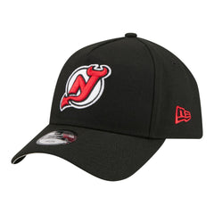 New Jersey Devils New Era Youth 9FORTY A-Frame Adjustable Hat - Black - NHL