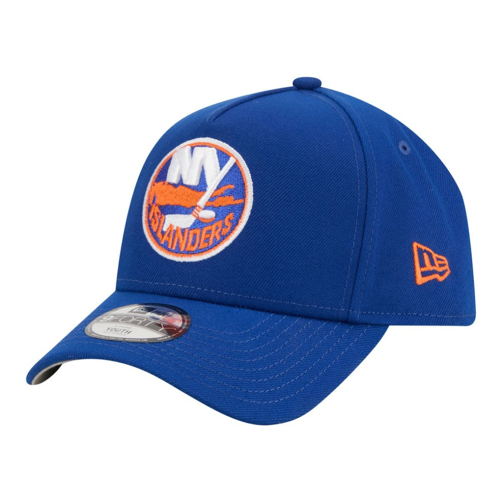 New York Islanders New Era Youth 9FORTY A-Frame Adjustable Hat - Royal - NHL