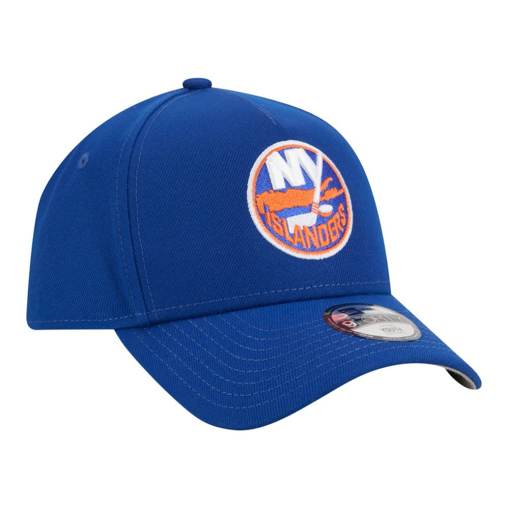 New York Islanders New Era Youth 9FORTY A-Frame Adjustable Hat - Royal - NHL