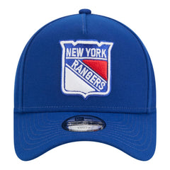 New York Rangers New Era Youth 9FORTY A-Frame Adjustable Hat - Blue - NHL