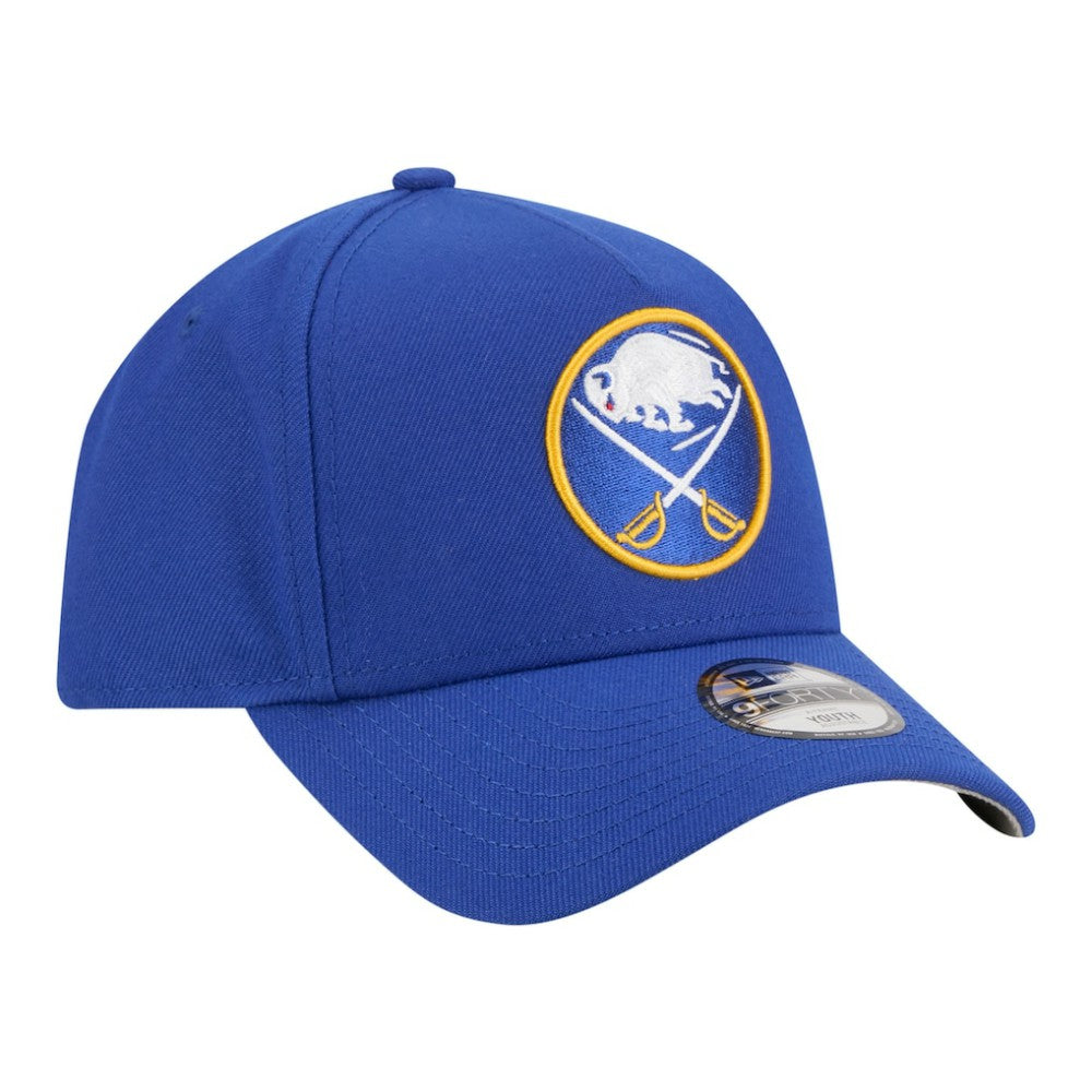 Buffalo Sabres New Era Youth 9FORTY A-Frame Adjustable Hat - Royal - NHL