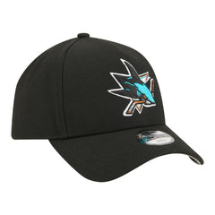 San Jose Sharks New Era Youth 9FORTY A-Frame Adjustable Hat - Black - NHL