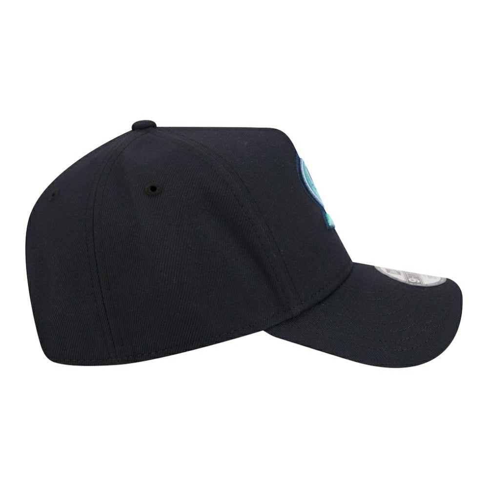 Seattle Kraken New Era Youth 9FORTY A-Frame Adjustable Hat - Deep Sea Blue - NHL