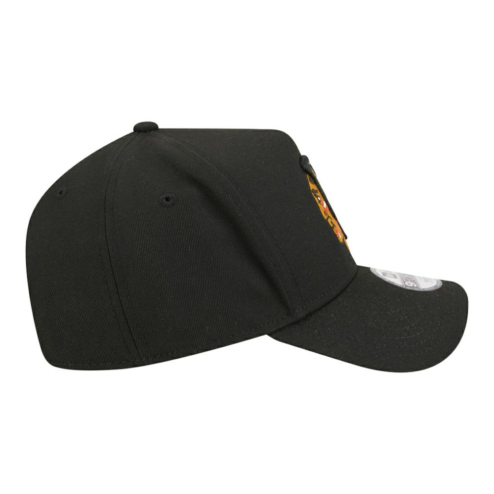 Chicago Blackhawks New Era Youth 9FORTY A-Frame Adjustable Hat - Black - NHL