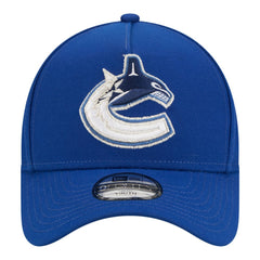 Vancouver Canucks New Era Youth 9FORTY A-Frame Adjustable Hat - Blue - NHL
