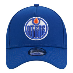 Edmonton Oilers New Era Youth 9FORTY A-Frame Adjustable Hat - Royal - NHL