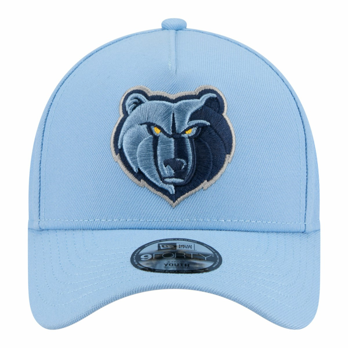 Memphis Grizzlies Youth 9FORTY A-Frame Adjustable Hat Light Blue - NBA