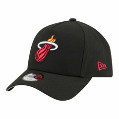 Miami Heat Youth 9FORTY A-Frame Adjustable Hat Black - NBA