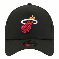 Miami Heat Youth 9FORTY A-Frame Adjustable Hat Black - NBA