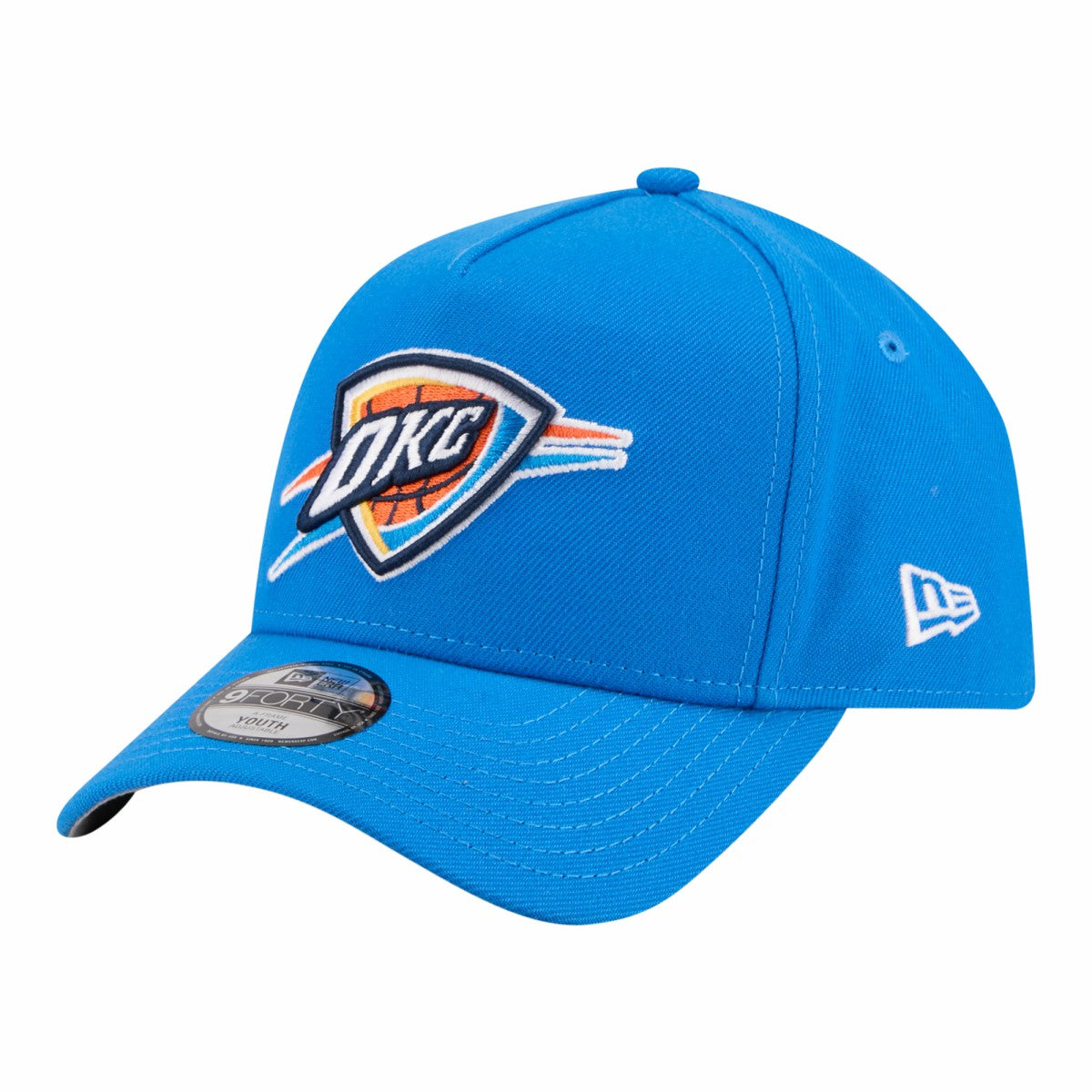 Oklahoma City Thunder Youth 9FORTY A-Frame Adjustable Hat Blue - NBA
