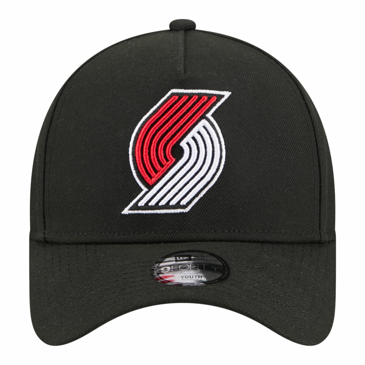 Portland Trail Blazers Youth 9FORTY A-Frame Adjustable Hat Black - NBA