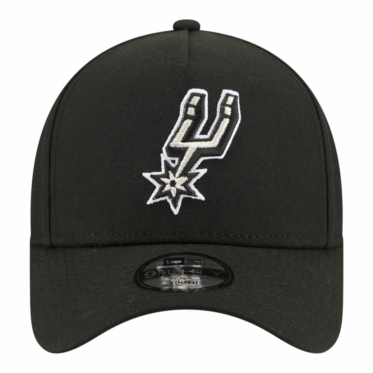 San Antonio Spurs Youth 9FORTY A-Frame Adjustable Hat Black - NBA
