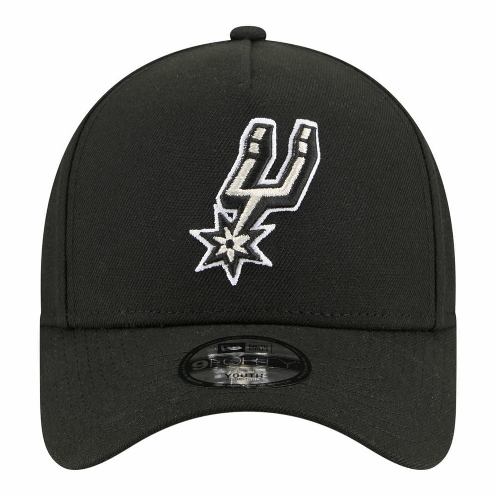 San Antonio Spurs Youth 9FORTY A-Frame Adjustable Hat Black - NBA