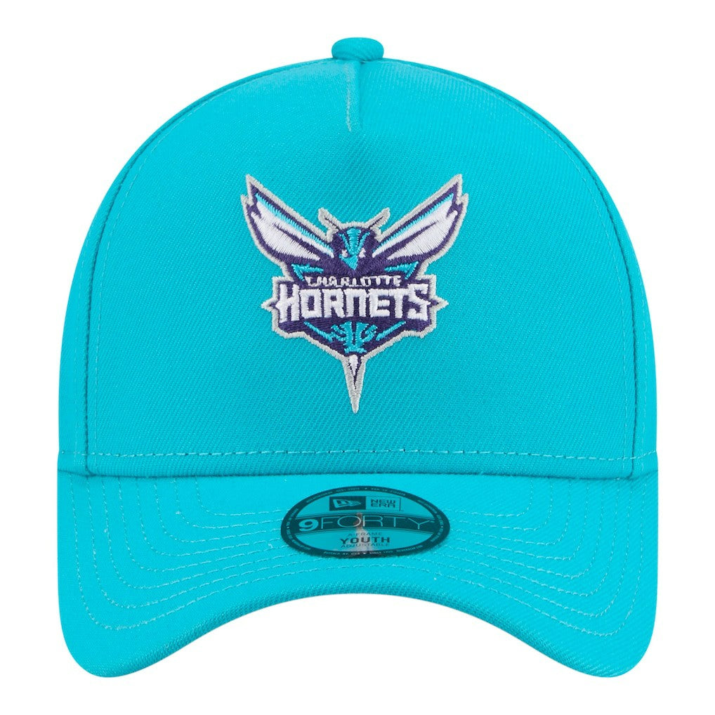 Charlotte Hornets Youth 9FORTY A-Frame Adjustable Hat Teal - NBA