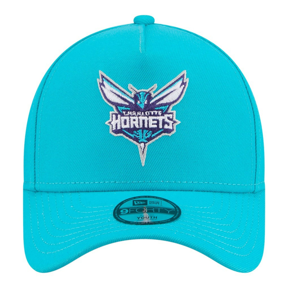 Charlotte Hornets Youth 9FORTY A-Frame Adjustable Hat Teal - NBA