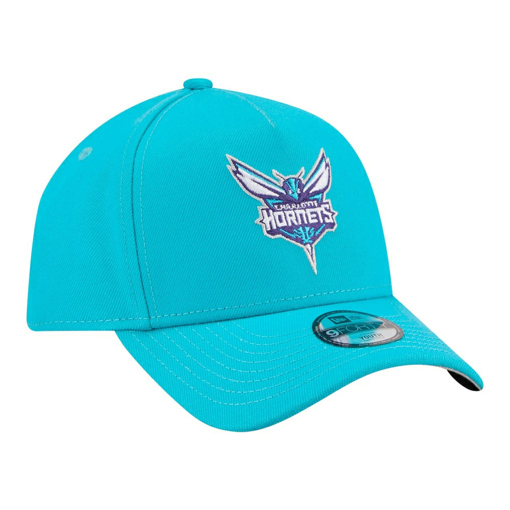 Charlotte Hornets Youth 9FORTY A-Frame Adjustable Hat Teal - NBA
