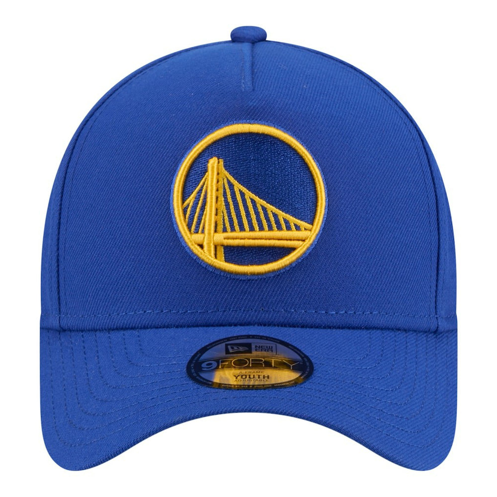 Golden State Warriors Youth 9FORTY A-Frame Adjustable Hat Royal - NBA