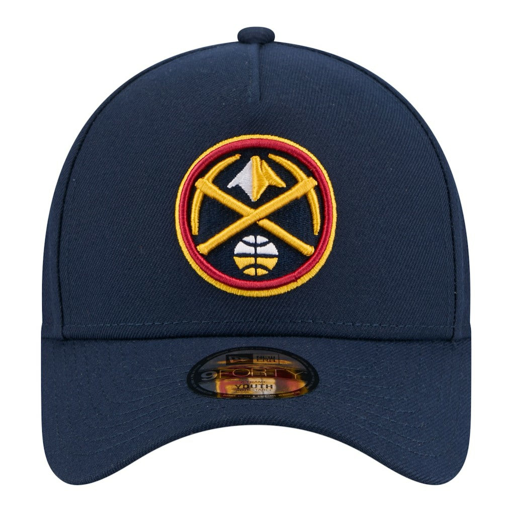 Denver Nuggets Youth 9FORTY A-Frame Adjustable Hat Navy - NBA