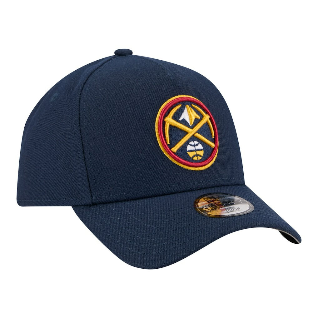 Denver Nuggets Youth 9FORTY A-Frame Adjustable Hat Navy - NBA