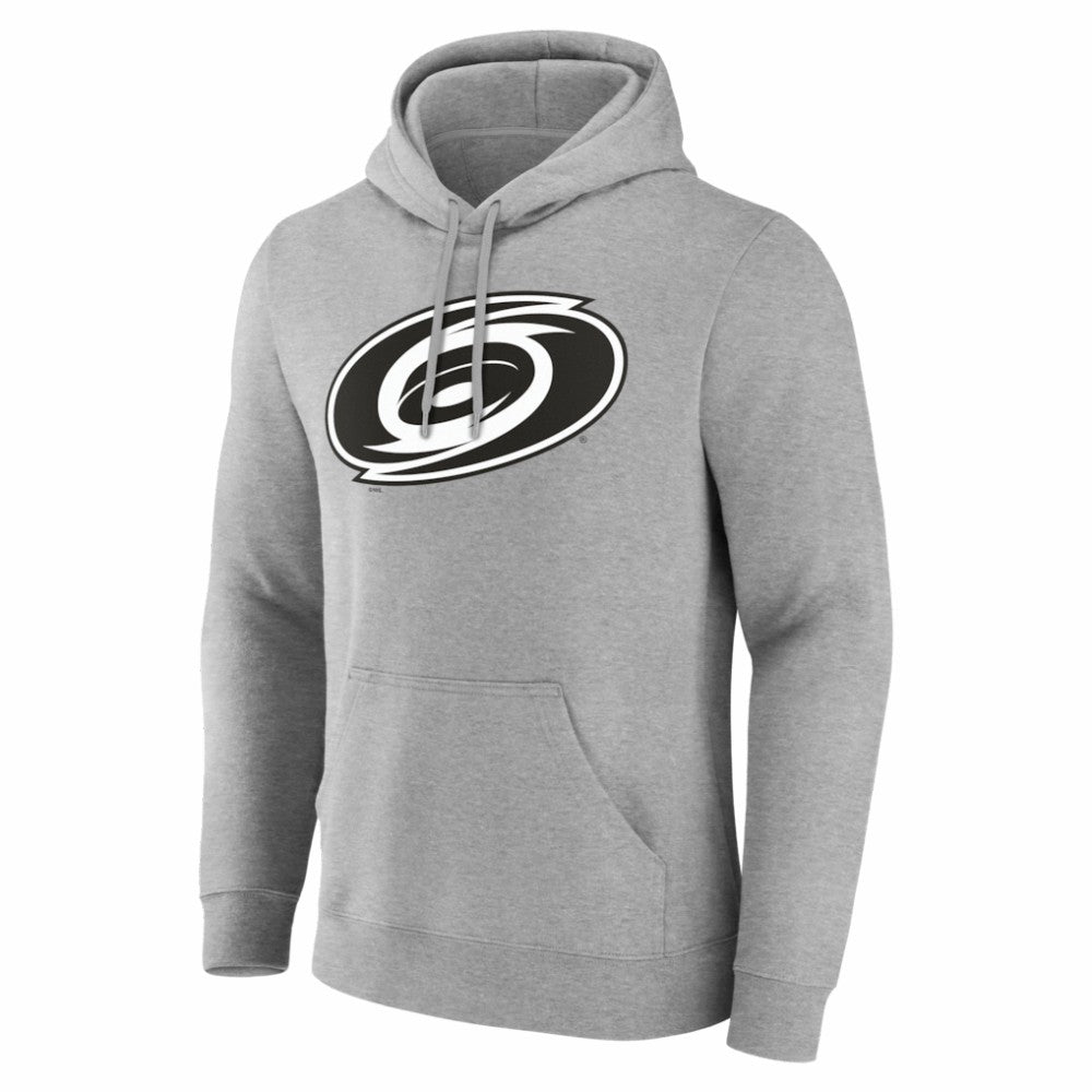Carolina Hurricanes Big & Tall Personalized Name & Number Monochrome Pullover Hoodie - Gray - NHL