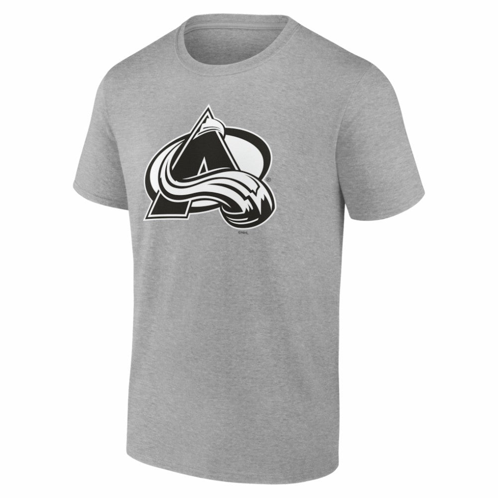 Colorado Avalanche Big & Tall Personalized Name & Number Monochrome T-Shirt - Gray - NHL