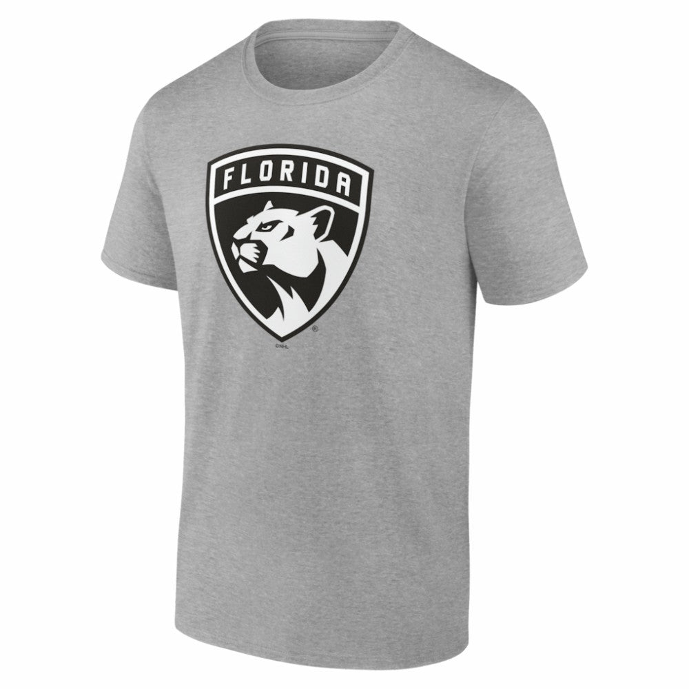 Florida Panthers Big & Tall Personalized Name & Number Monochrome T-Shirt - Gray - NHL