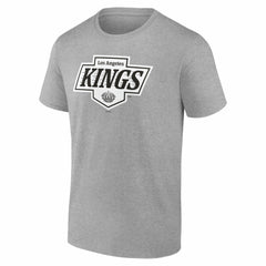 Los Angeles Kings Big & Tall Personalized Name & Number Monochrome T-Shirt - Gray - NHL