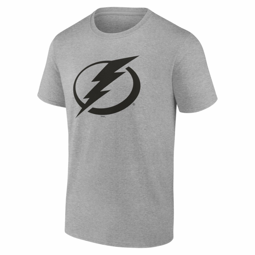 Tampa Bay Lightning Big & Tall Personalized Name & Number Monochrome T-Shirt - Gray - NHL