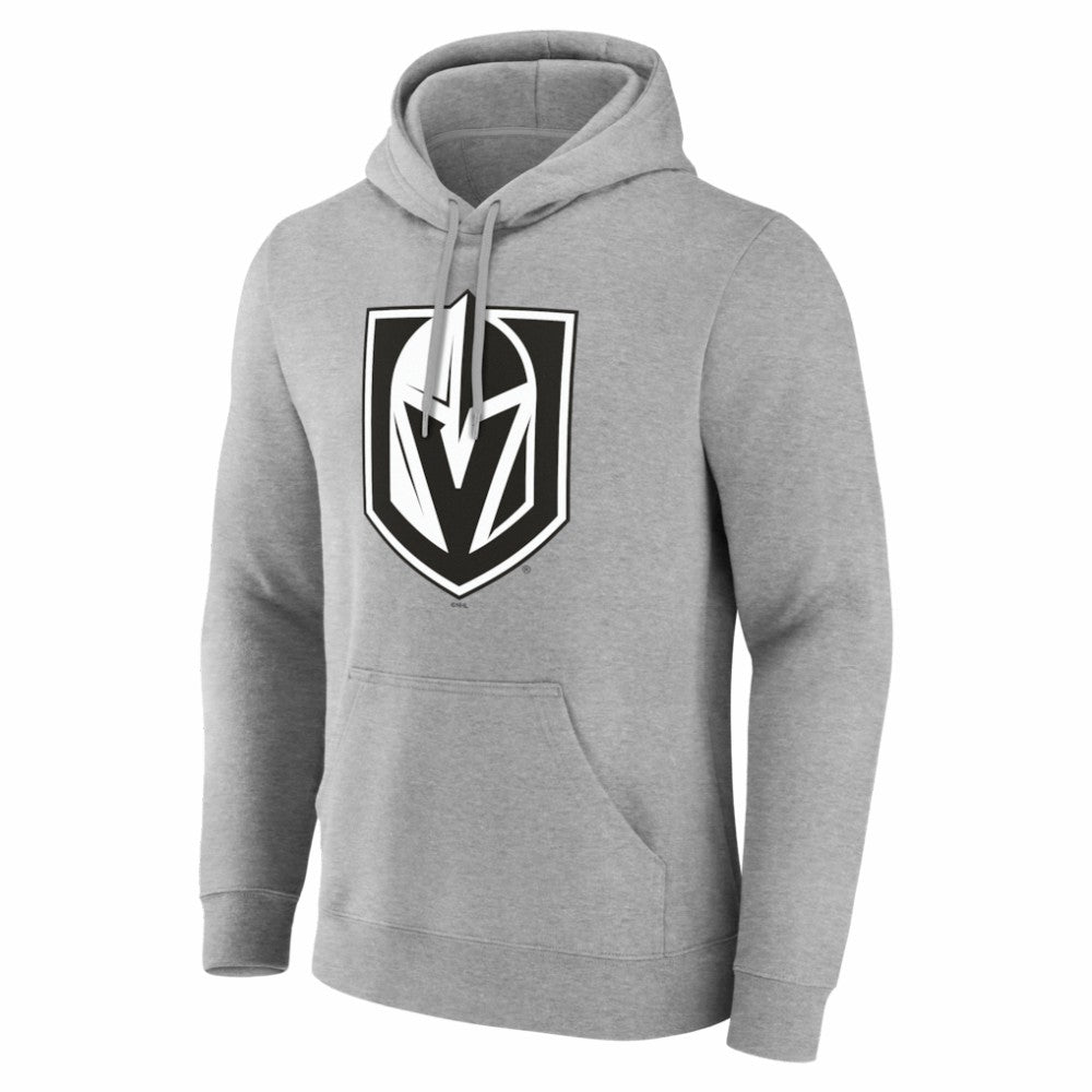 Vegas Golden Knights Big & Tall Personalized Name & Number Monochrome Pullover Hoodie - Gray - NHL