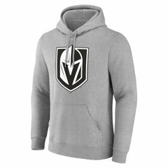 Vegas Golden Knights Big & Tall Personalized Name & Number Monochrome Pullover Hoodie - Gray - NHL