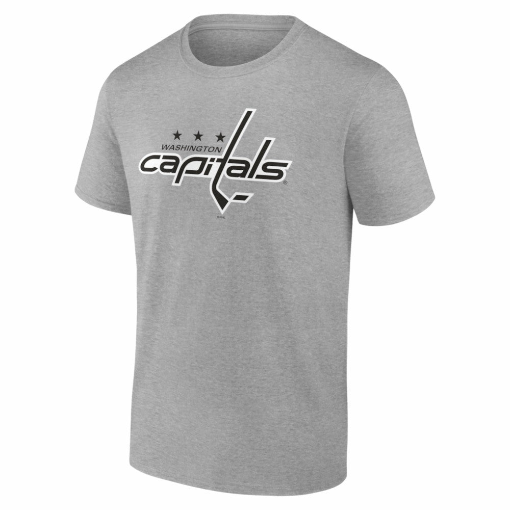 Washington Capitals Big & Tall Personalized Name & Number Monochrome T-Shirt - Gray - NHL