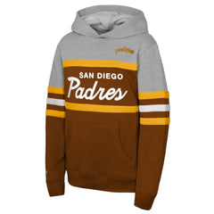 San Diego Padres Mitchell & Ness Youth Cooperstown Head Coach Pullover Hoodie - MLB