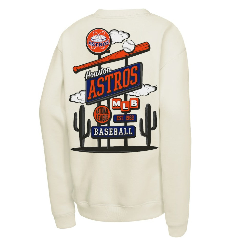 Houston Astros Mitchell & Ness Youth Retro Billboard Sweatshirt - MLB