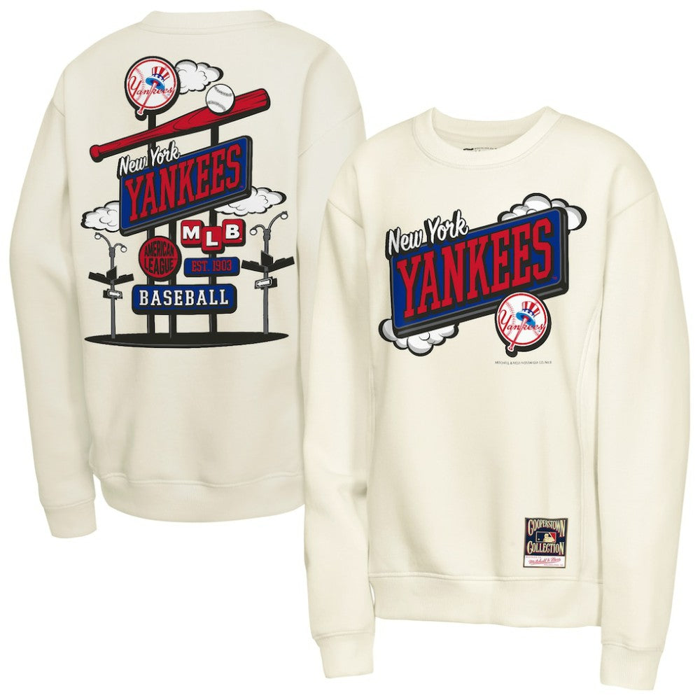 New York Yankees Mitchell & Ness Youth Retro Billboard Sweatshirt - MLB