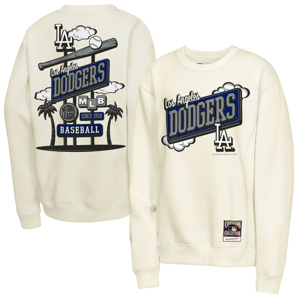 Los Angeles Dodgers Mitchell & Ness Youth Retro Billboard Sweatshirt - MLB