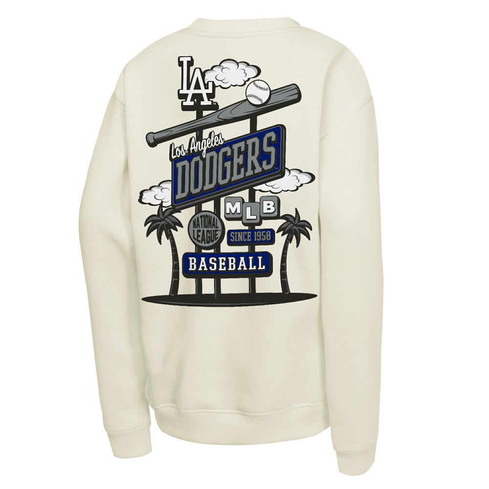 Los Angeles Dodgers Mitchell & Ness Youth Retro Billboard Sweatshirt - MLB