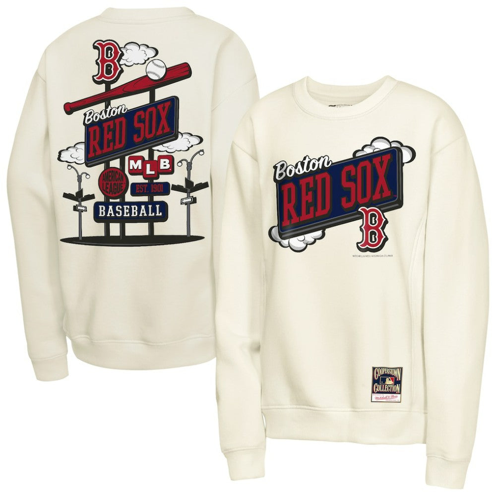 Boston Red Sox Mitchell & Ness Youth Retro Billboard Sweatshirt - MLB