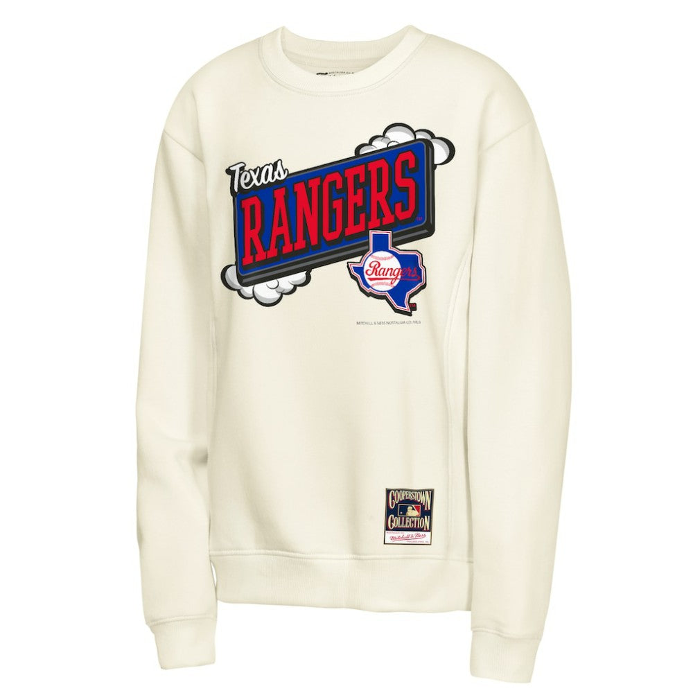 Texas Rangers Mitchell & Ness Youth Retro Billboard Sweatshirt - MLB