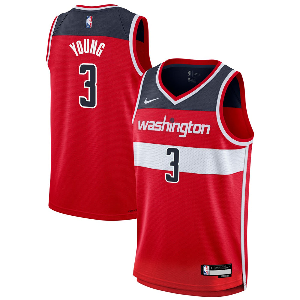 Trae Young Washington Wizards Youth Swingman Jersey Icon Edition Red - NBA
