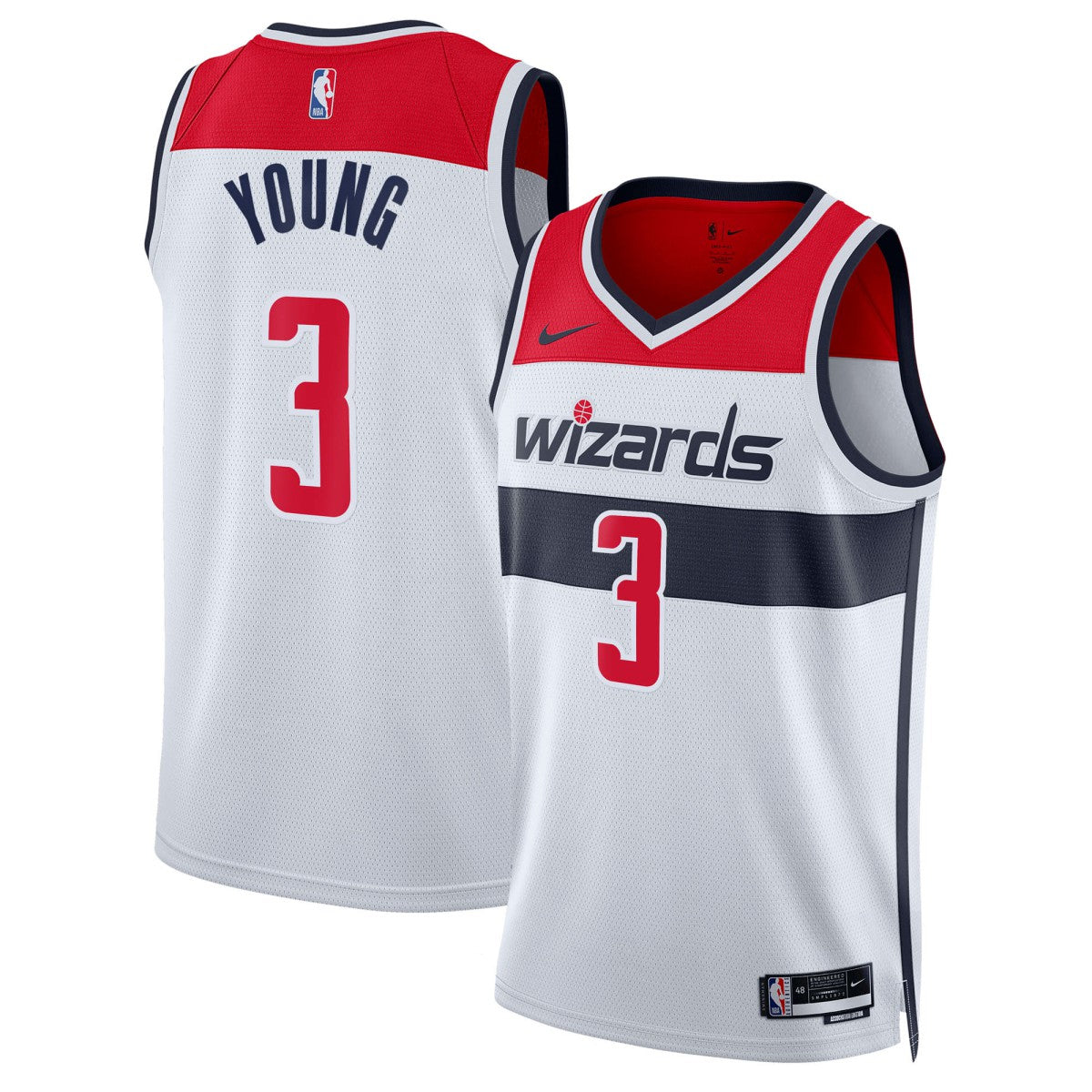Trae Young Washington Wizards Unisex Swingman Jersey Association Edition White - NBA