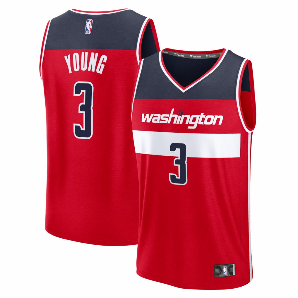 Trae Young Washington Wizards Fast Break Jersey Icon Edition Red - NBA