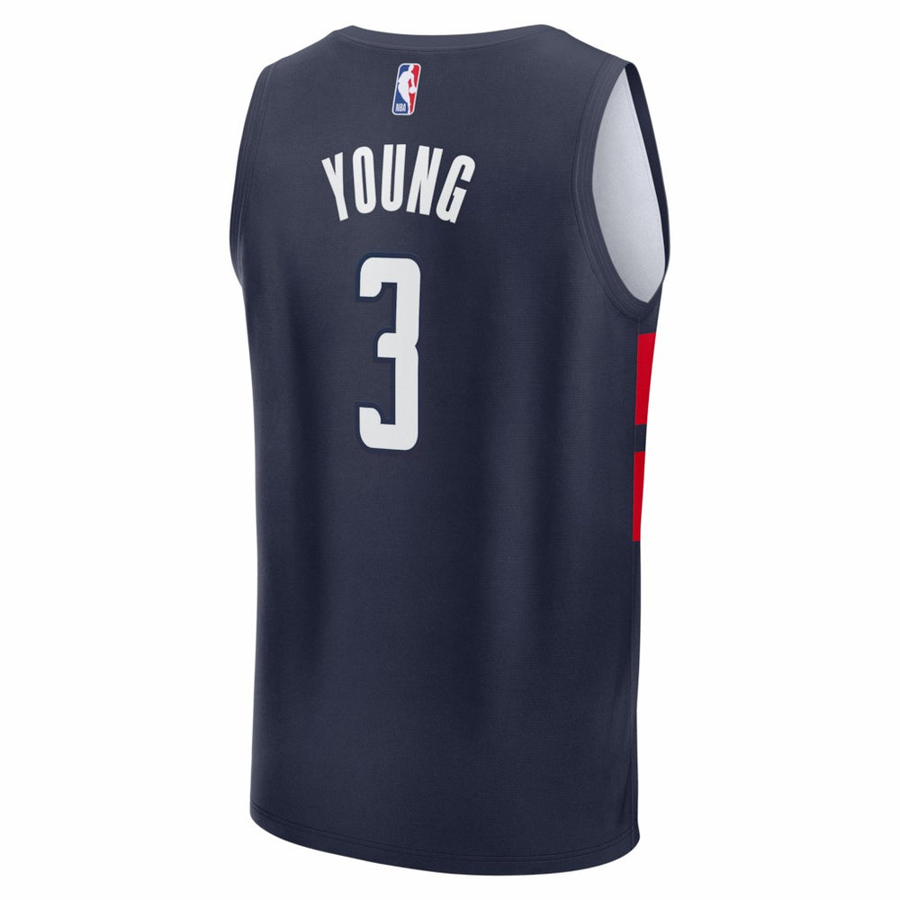 Trae Young Washington Wizards Fast Break Statement Edition Navy - NBA